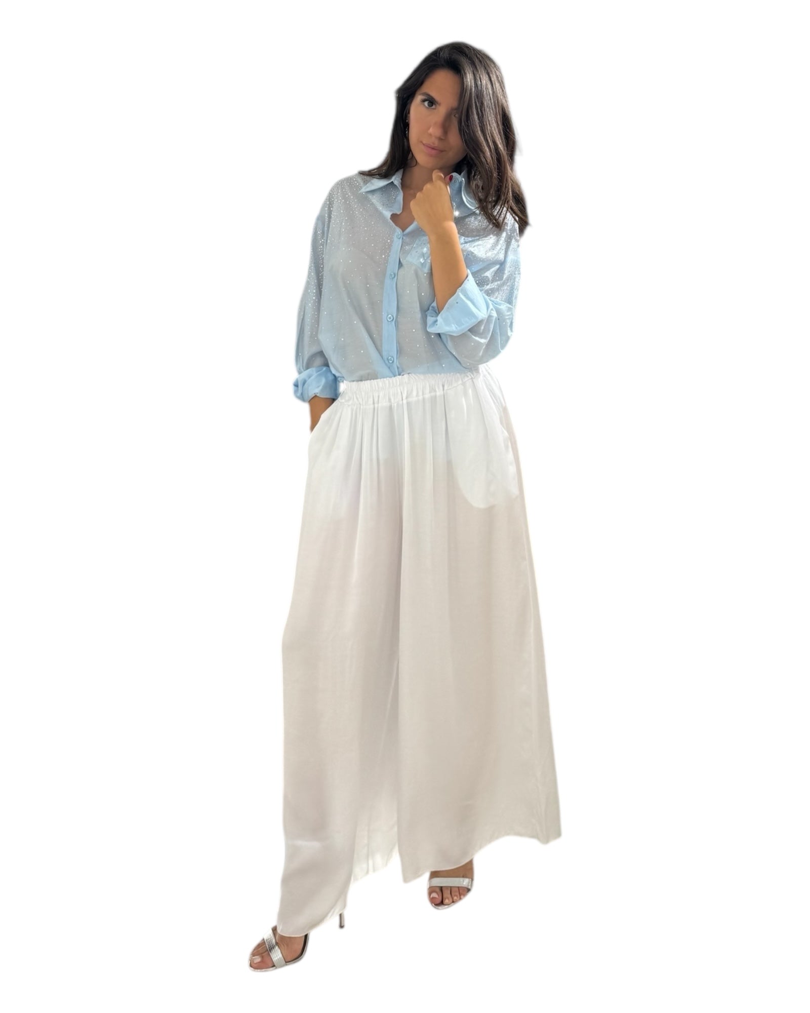 CP1208-bn - Pantalone - Pantaloni