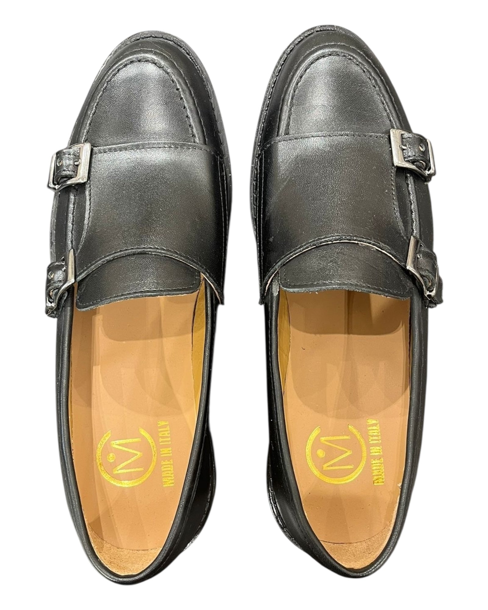 MONKSTRAP-020 NR - Monkstrap - Scarpe