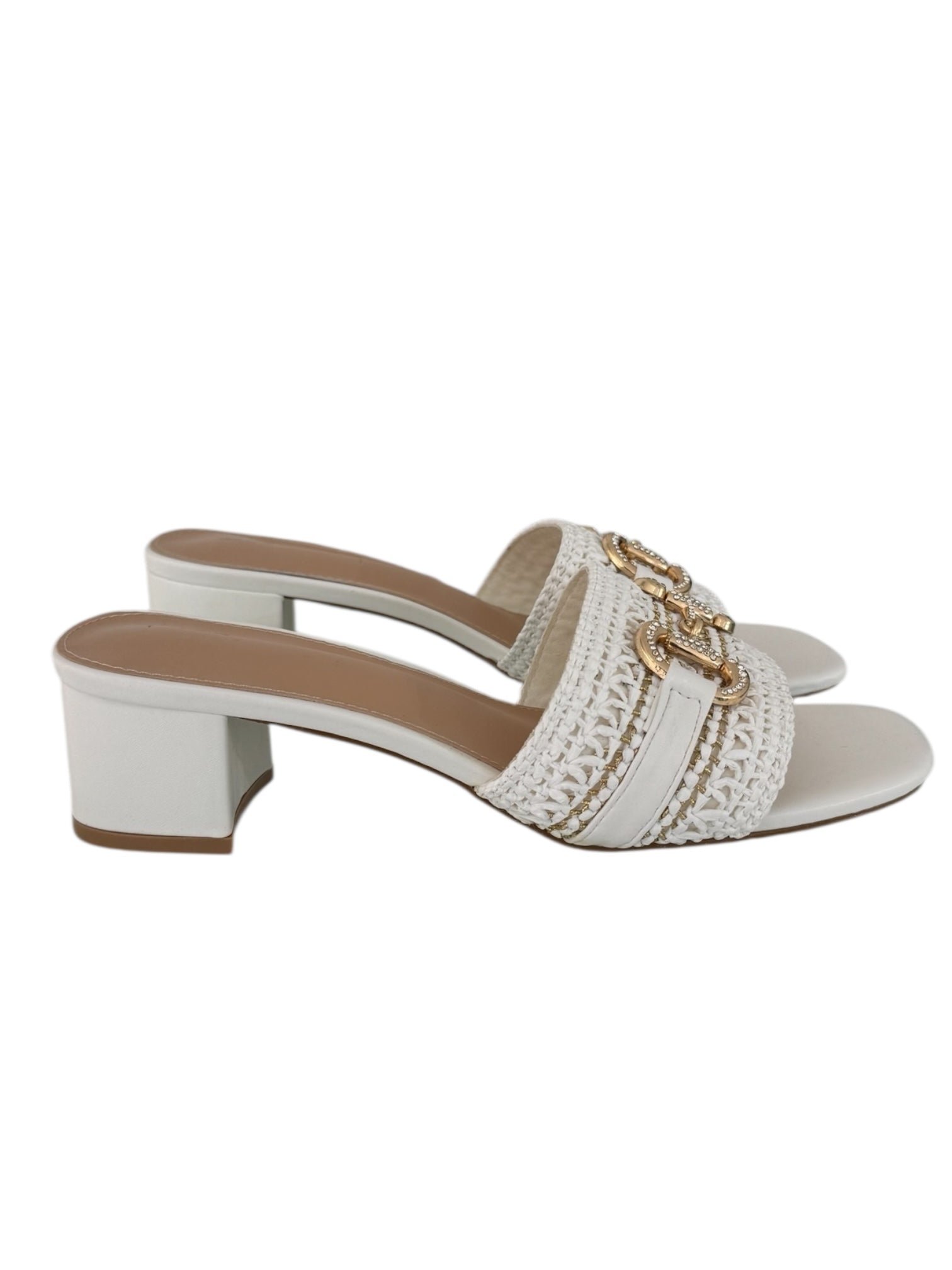 B928-wh - Mule - Sandalo