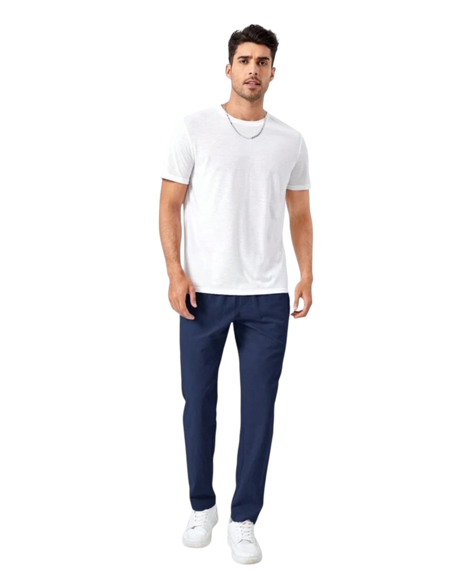 A557-bl - Capri fit - Pantaloni