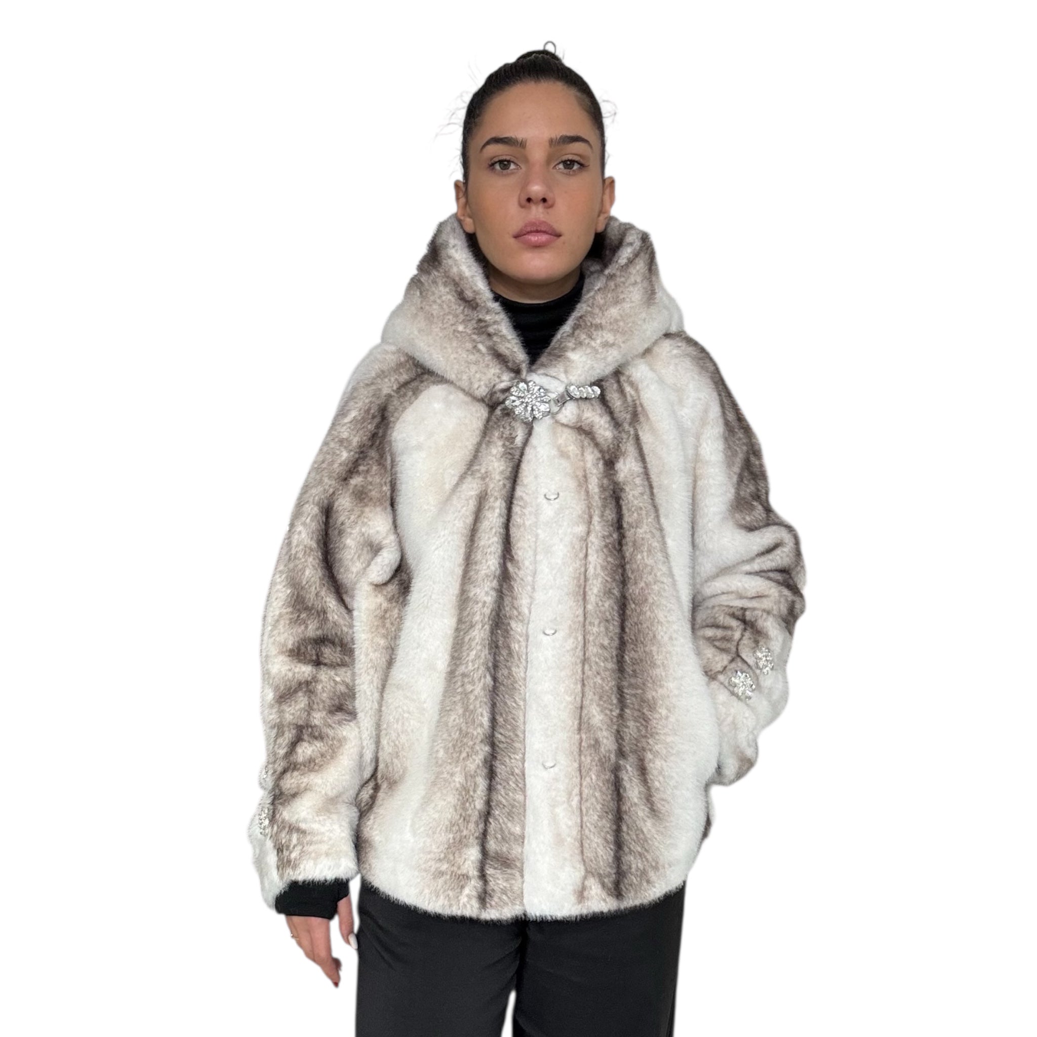 PR0256 - Eco pelliccia  - Beige