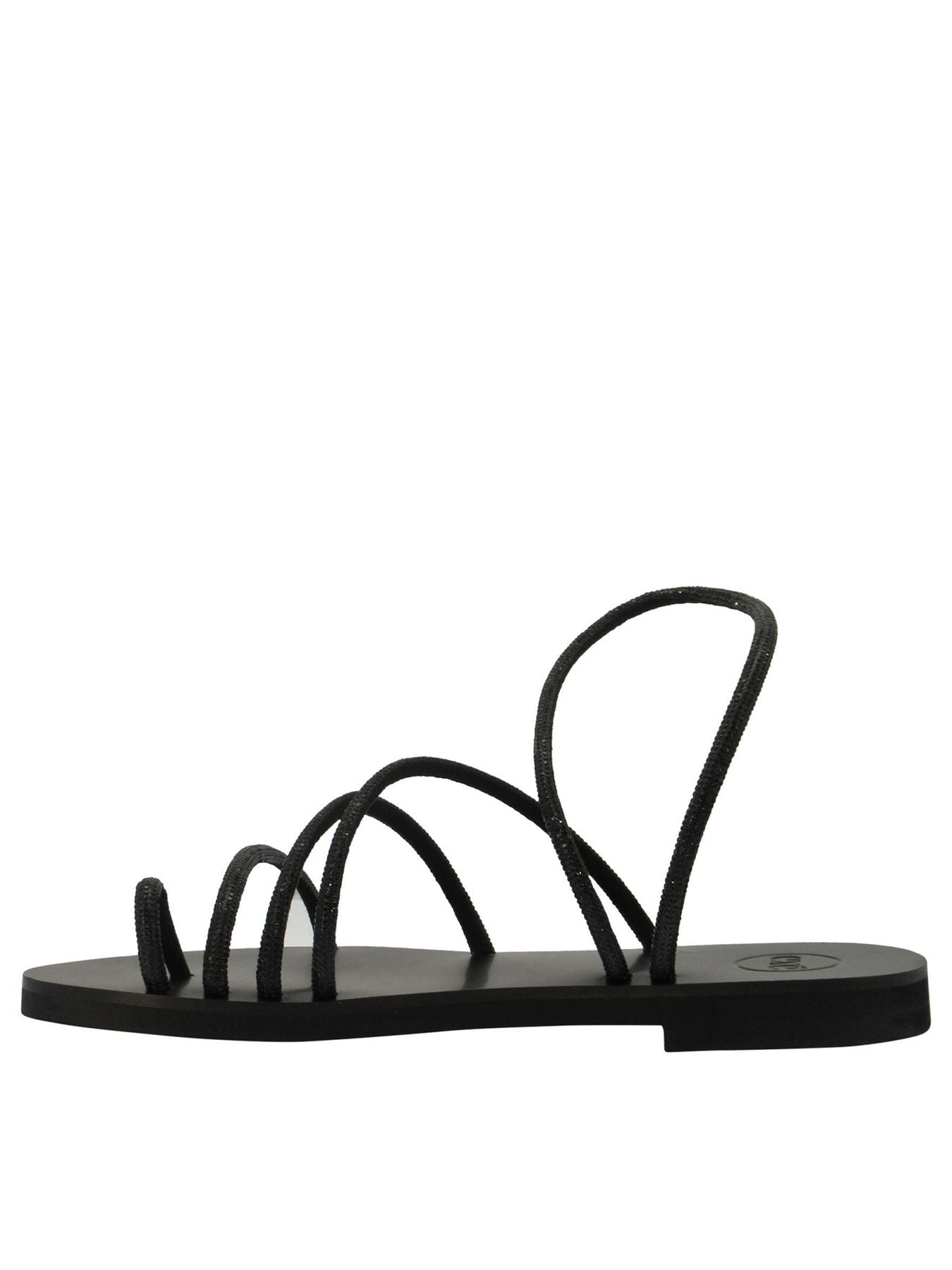 EX122 bk - Flat - Sandalo