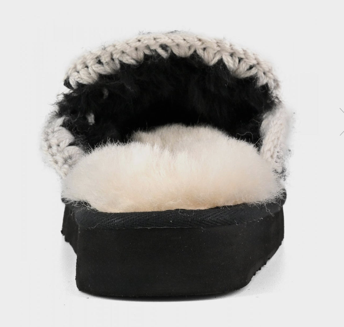 MU.FW101125/BKWHI - MOU- Slipper - Scarpe