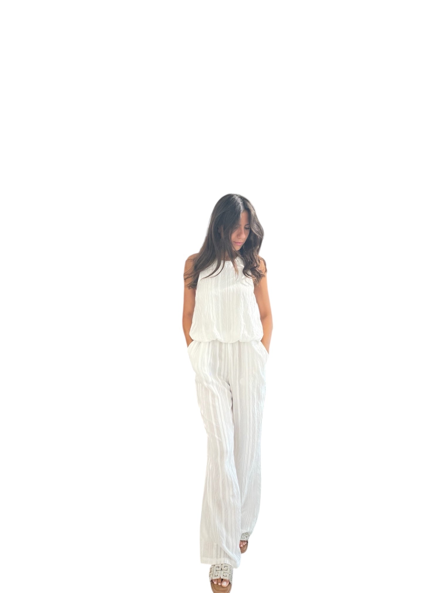 LL10248-bn - Jumpsuit - Tuta