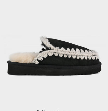 MU.FW101125/BKWHI - Slipper - Scarpe