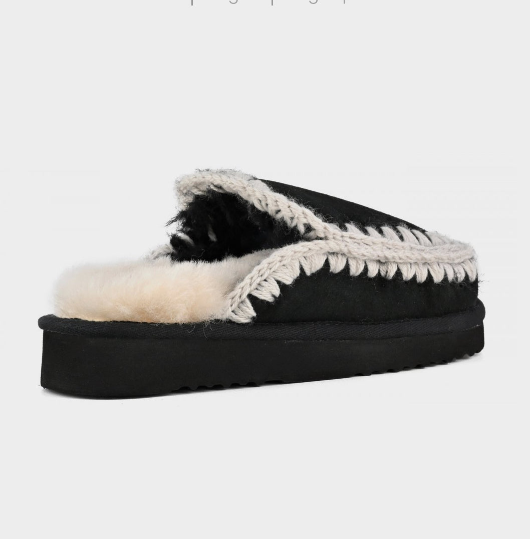 MU.FW101125/BKWHI - Slipper - Scarpe